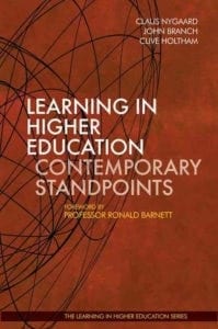 Learning in Higher Education - Contemporary Standpoints - Claus Nygaard - John Branch - Clive Holtham - Libri Publishing Ltd - Ronald Barnett - learning theory in higher education
